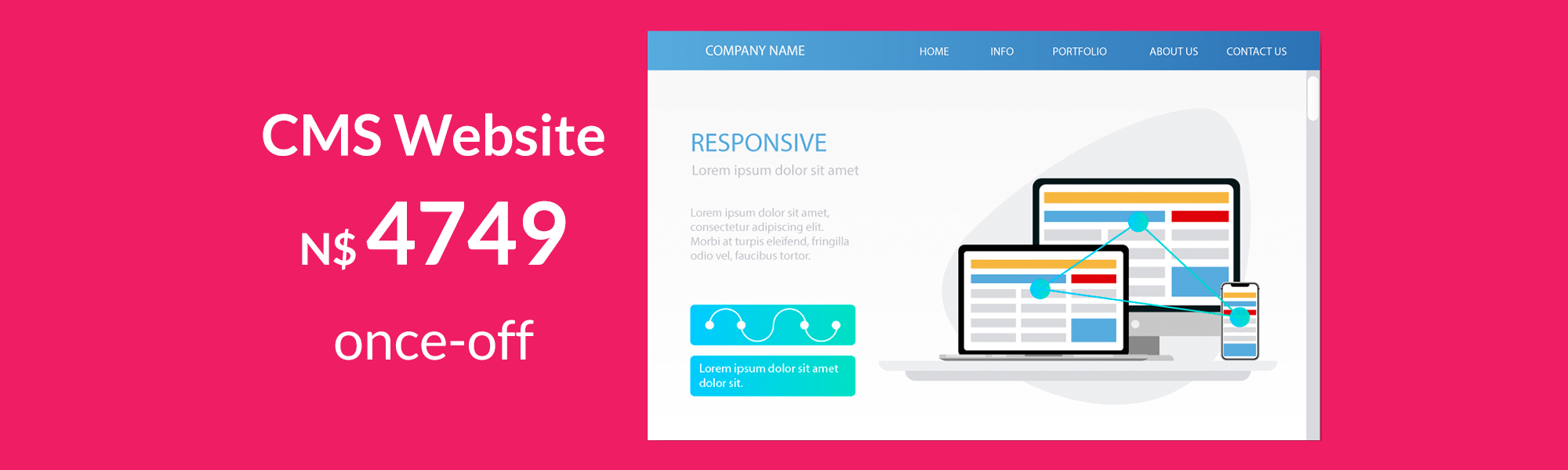 CMS website offer